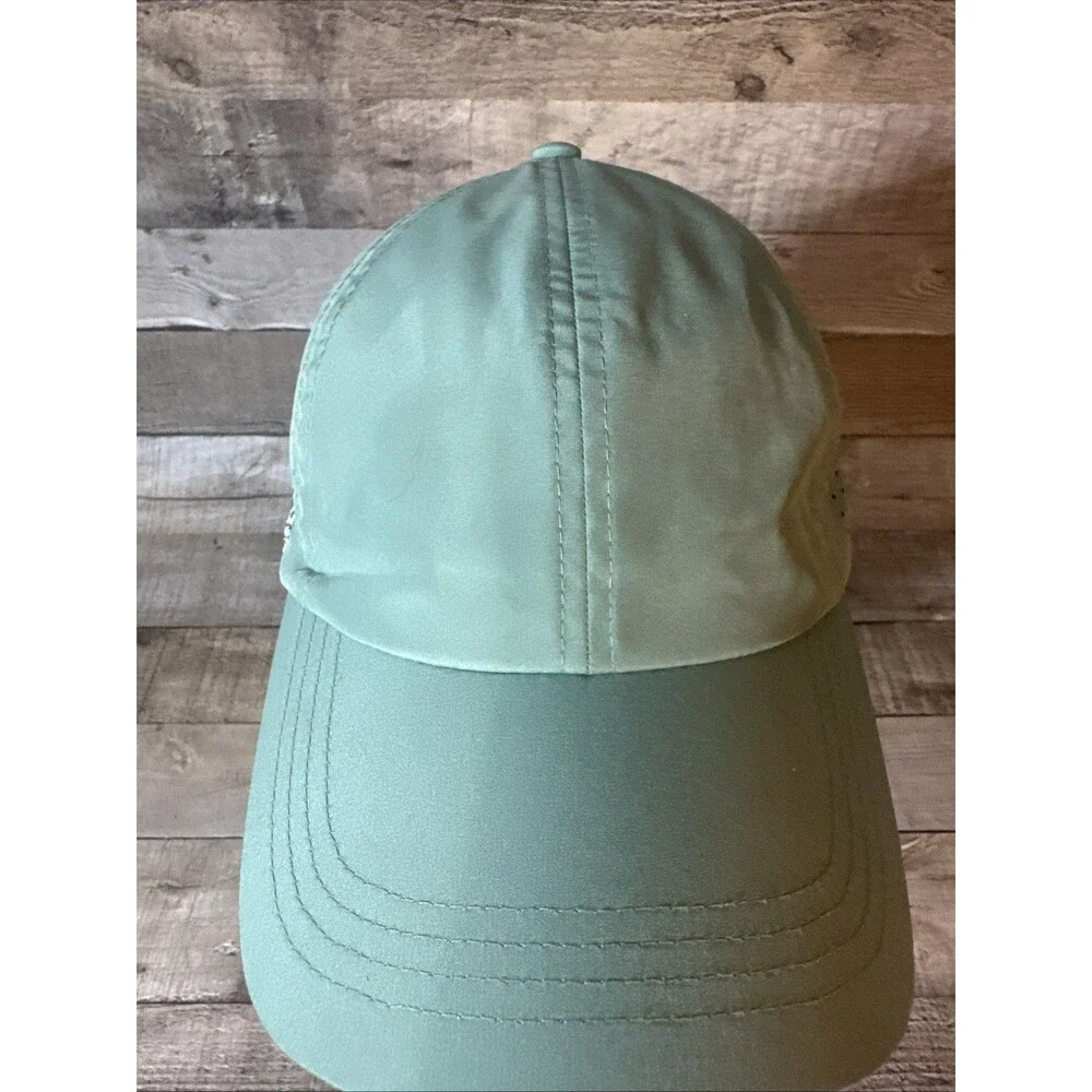 New Vimhue Women’s Sun Goddess High Ponytail Hat Cap Sz 57 Lt Green